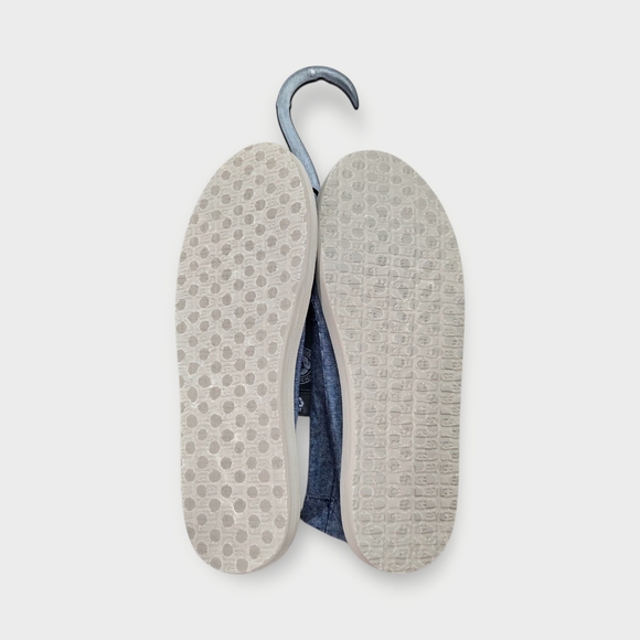 Sanuk Women's Shorty TX Fashion Slate Blue Chambray Slip-On Loafers Shoes Sz 6 - Picture 8 of 9